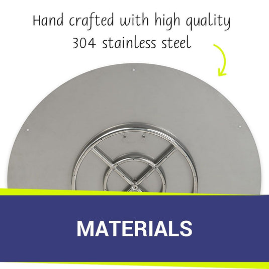 Round Stainless Steel Flat Pan