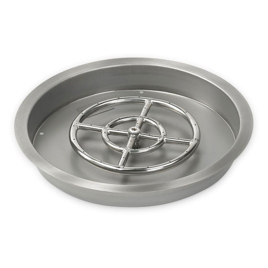 Round Stainless Steel Drop-In Pan