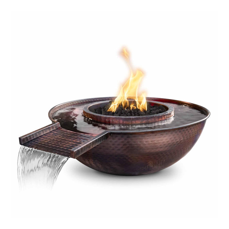 Load image into Gallery viewer, Sedona Copper Fire &amp; Water Bowl - Gravity Spill
