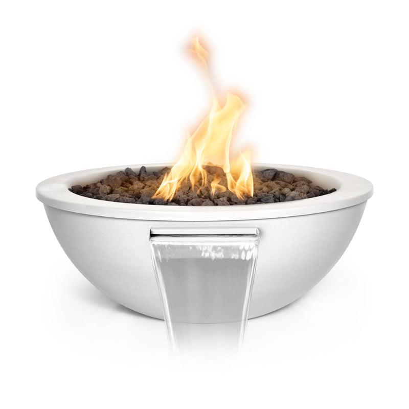 Load image into Gallery viewer, Sedona Powder Coated Aluminum Fire &amp; Water Bowl
