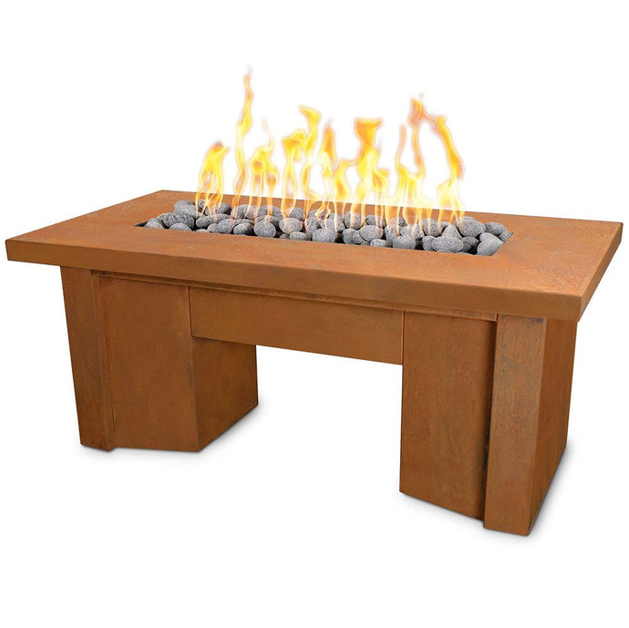 Alameda Corten Steel Fire Pit Table