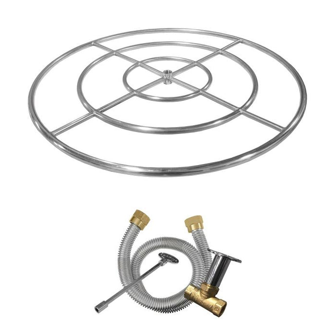 Firegear Double Ring Stainless Steel Ring Burner Kit