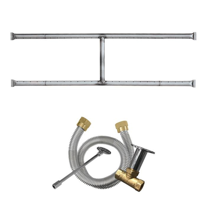 Firegear Stainless Steel Gas Fire Pit H Burner Kit