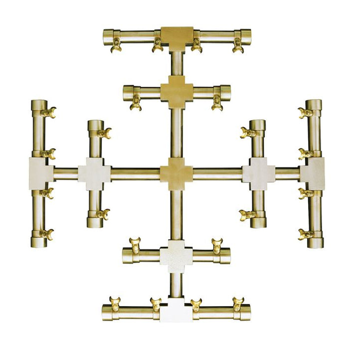 Firegear Pro Series Brass Gas Snowflake Burner