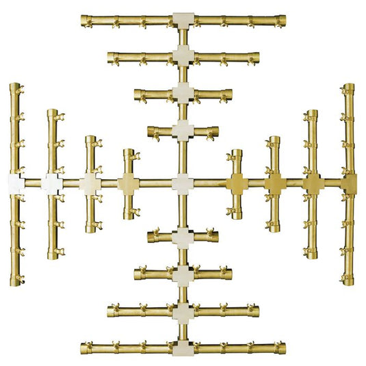 Firegear Pro Series Brass Gas Snowflake Burner