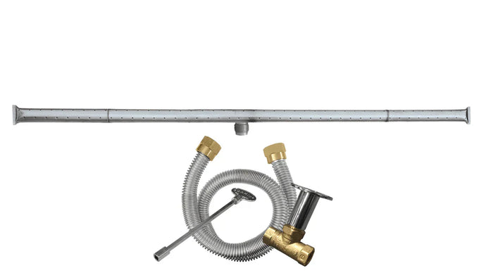 Firegear 304 Stainless Steel Heavy Duty T Fire Pit Burner Kit 1/2