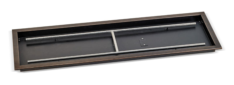 Load image into Gallery viewer, Rectangular Oil Rubbed Bronze Drop-In Pan with Match Light Kit
