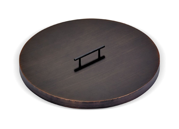 Round Oil Rubbed Bronze Drop-In Pan Cover