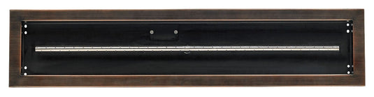 Linear Oil Rubbed Bronze Drop-In Pan with Match Light Kit