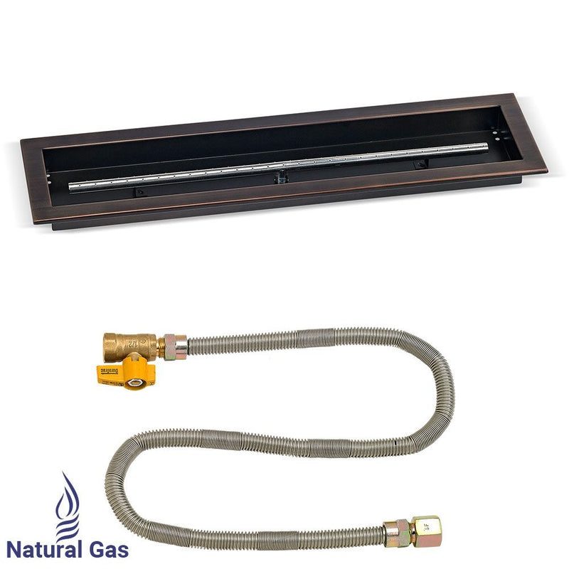 Load image into Gallery viewer, Linear Oil Rubbed Bronze Drop-In Pan with Match Light Kit
