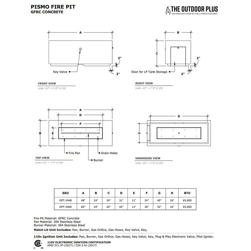 Load image into Gallery viewer, Pismo Concrete Fire Pit
