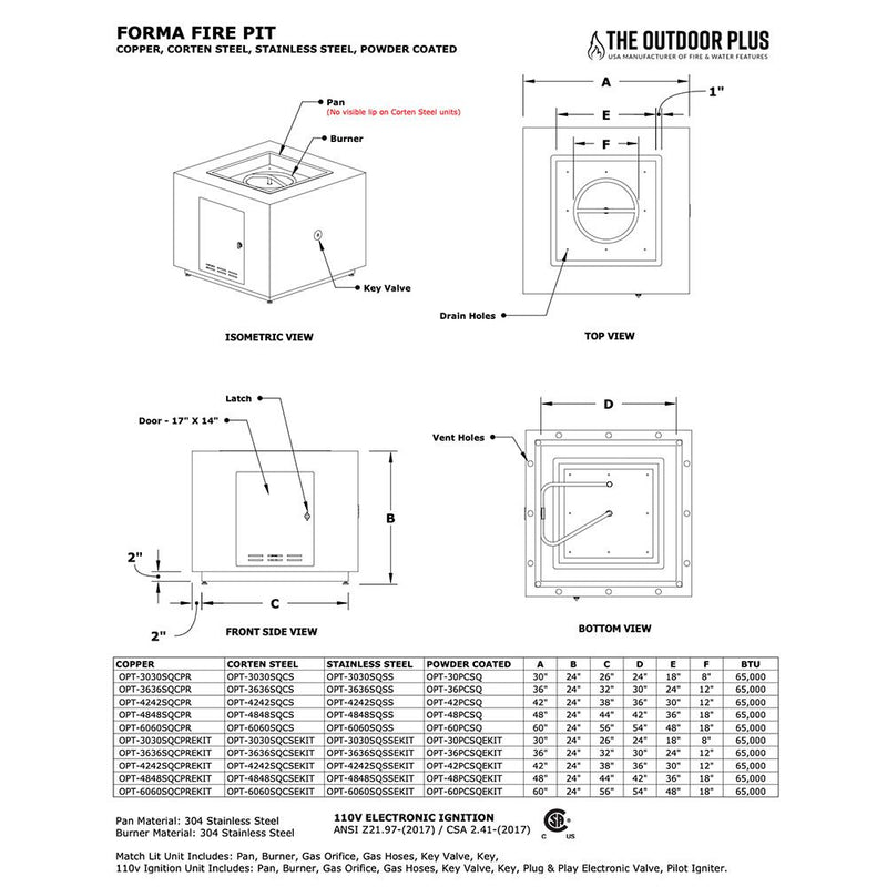 Load image into Gallery viewer, Forma Corten Fire Pit
