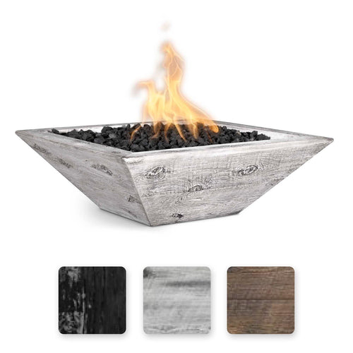 Maya Wood Grain Fire Bowl