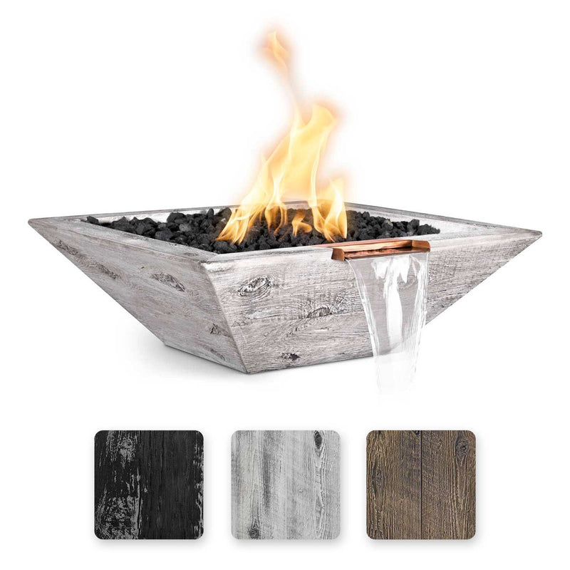 Load image into Gallery viewer, Maya Wood Grain Fire &amp; Water Bowl
