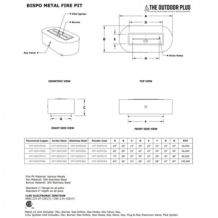 Load image into Gallery viewer, Bispo Hammered Copper Fire Pit
