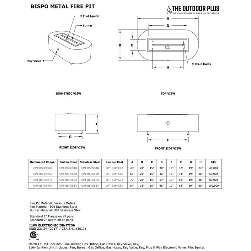 Load image into Gallery viewer, Bispo Stainless Steel Fire Pit
