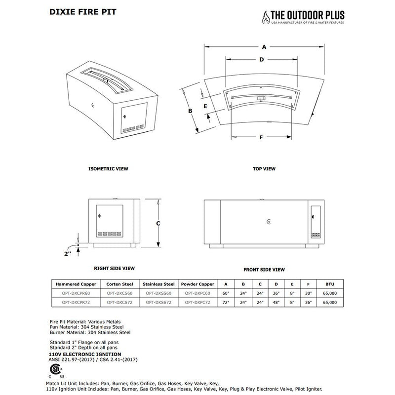 Load image into Gallery viewer, Dixie Powder Coat Steel Fire Pit
