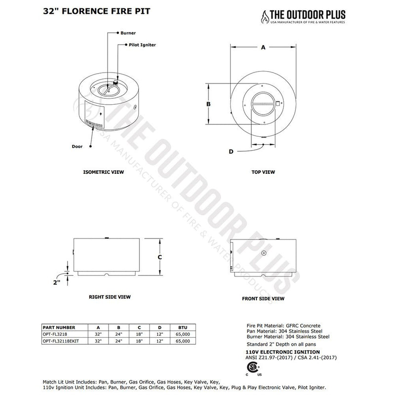 Load image into Gallery viewer, Florence Fire Pit
