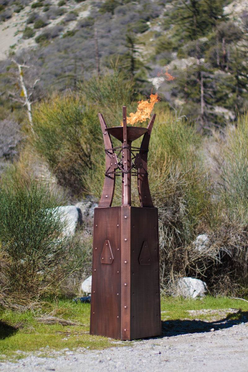 Load image into Gallery viewer, Bastille Copper Fire Tower
