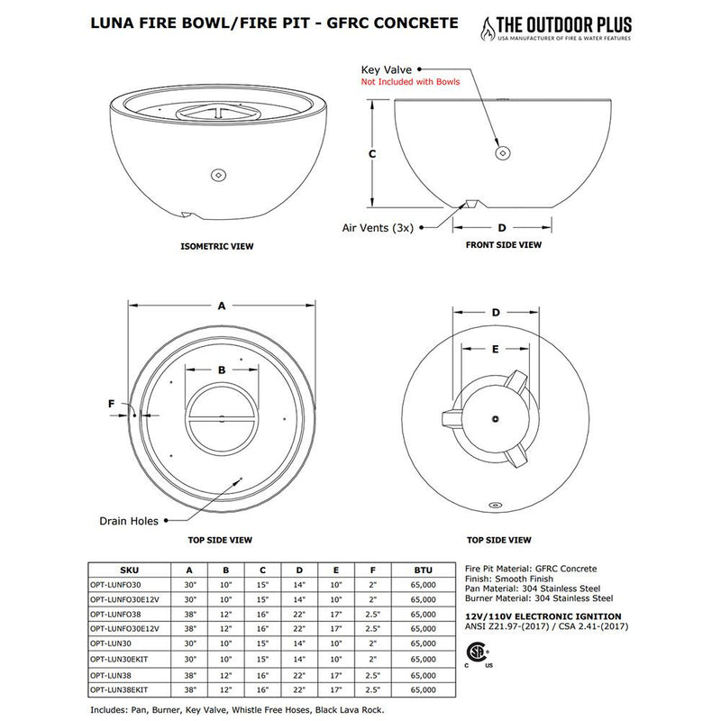 Load image into Gallery viewer, Luna Fire Pit
