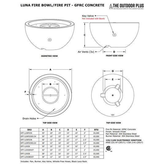 Luna Fire Pit