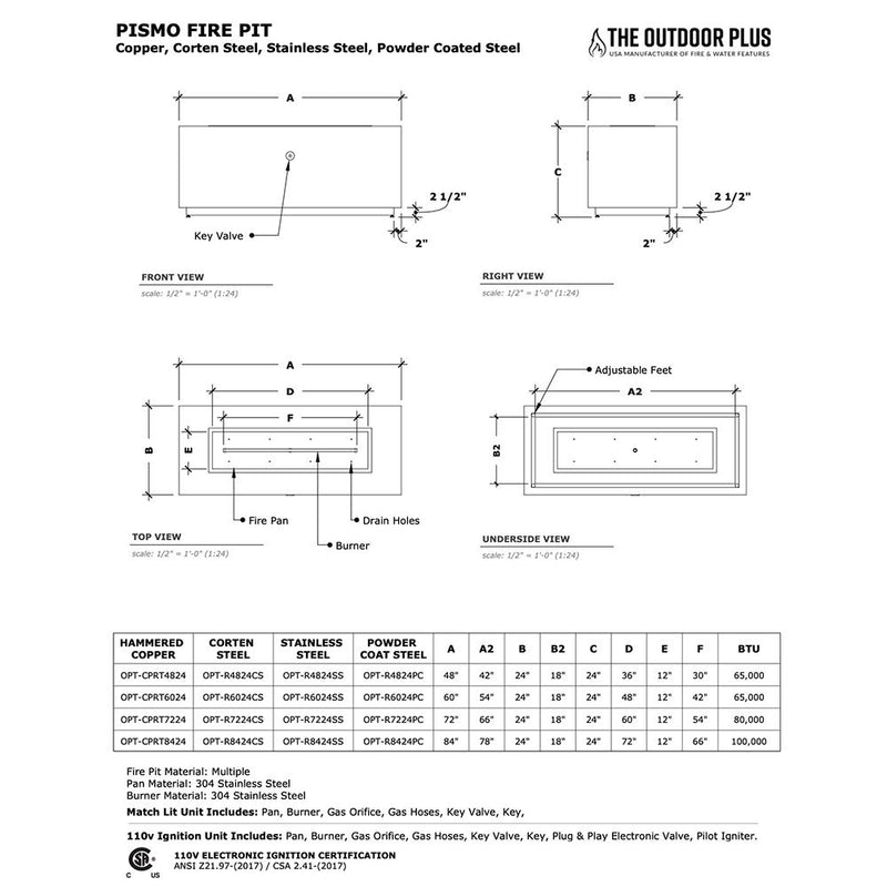 Load image into Gallery viewer, Pismo Hammered Copper Fire Pit
