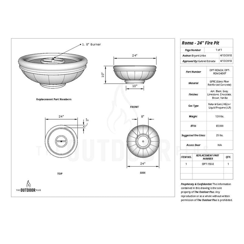 Load image into Gallery viewer, Roma Fire Pit
