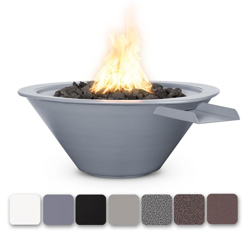 Load image into Gallery viewer, Cazo Powder Coat Steel Fire &amp; Water Bowl
