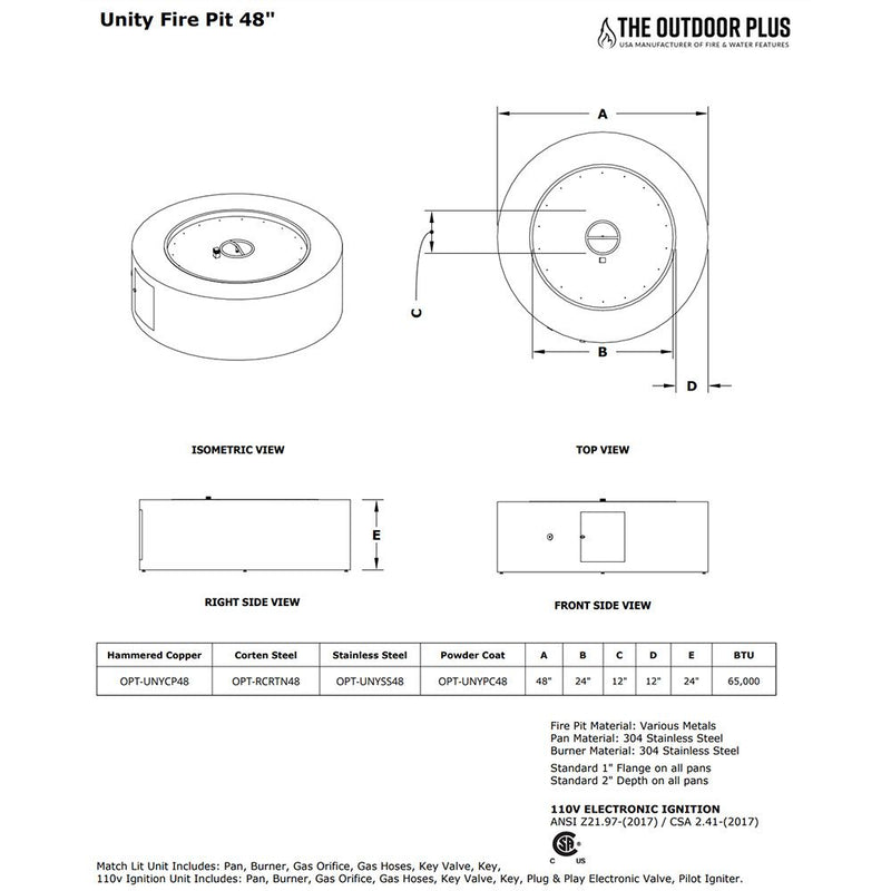 Load image into Gallery viewer, Unity Powder Coat Steel Fire Pit
