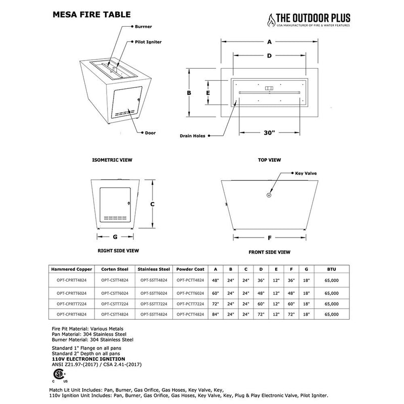 Load image into Gallery viewer, Mesa Stainless Steel Fire Pit
