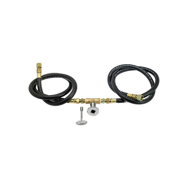 Load image into Gallery viewer, Rectangular Oil Rubbed Bronze Drop-In Pan with Spark Ignition Kit
