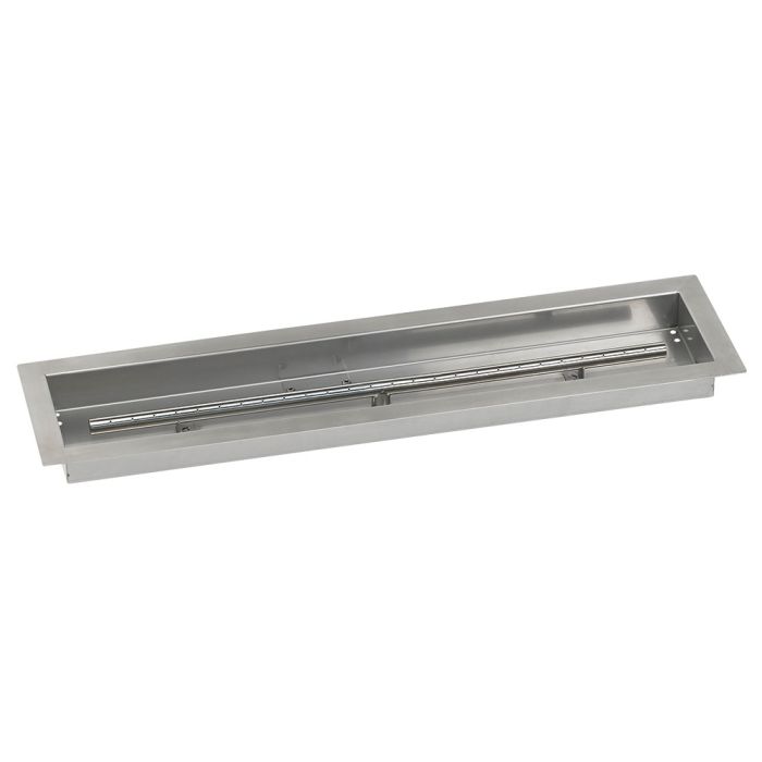 Load image into Gallery viewer, Linear Stainless Steel Drop-In Pan with Match Light Kit
