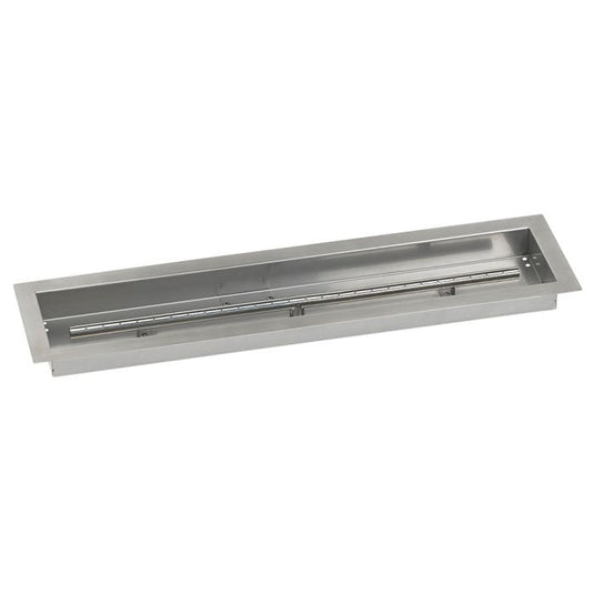 Linear Stainless Steel Drop-In Pan with Match Light Kit