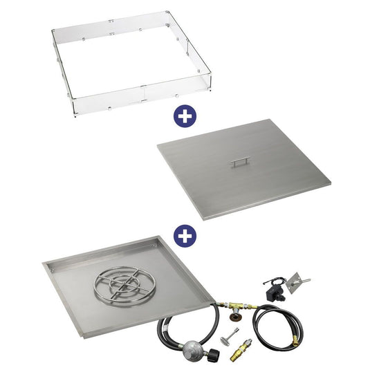 Square Drop-In Pan with Spark Ignition Kit