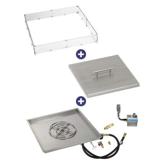 Square Stainless Steel Drop-In Pan with AWEIS System