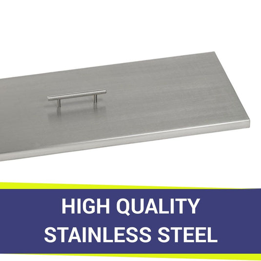 Stainless Steel Cover Rectangular Drop-In Pan Cover