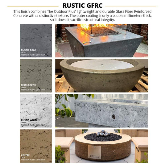 Carmen Concrete Fire Pit