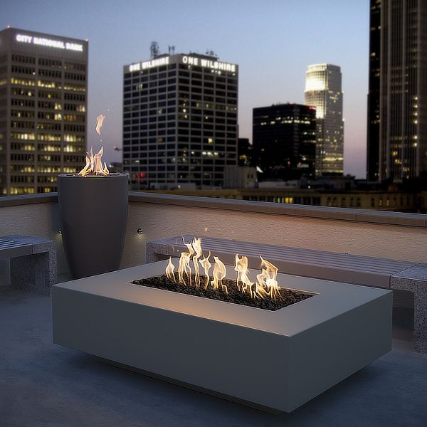 Load image into Gallery viewer, Cabo Linear Powder Coat Steel Fire Pit
