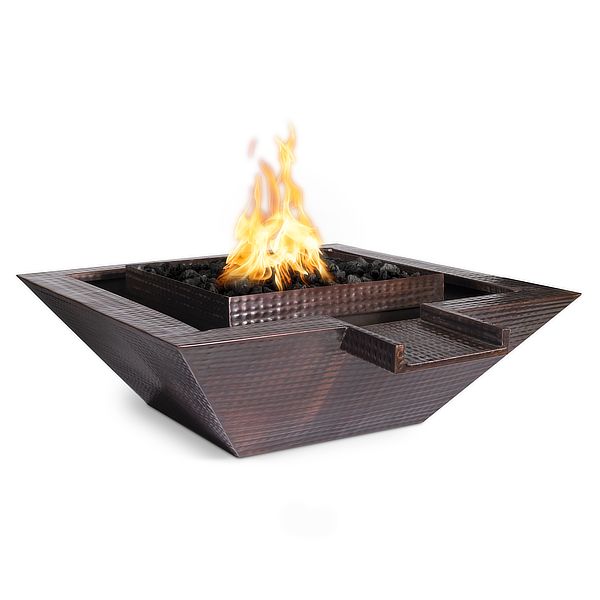 Maya Copper Fire & Water Bowl - Gravity Spill