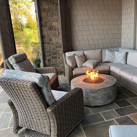 Sequoia Gas Fire Pit - Low Profile