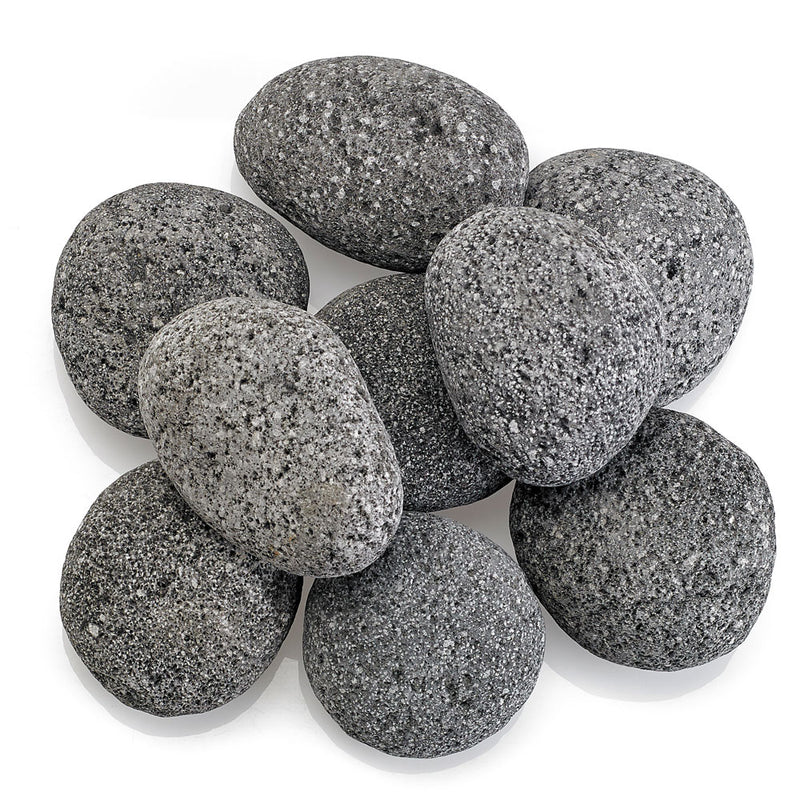 Load image into Gallery viewer, Large Gray Lava Stone (2&quot; - 4&quot;) 10 lb Bag
