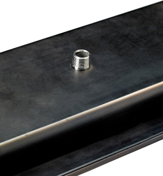 30"x 6" Linear Channel Oil Rubbed Bronze Drop-In Pan with Spark Ignition Kit - Natural Gas