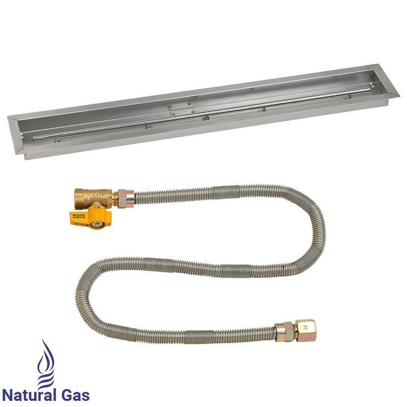 Load image into Gallery viewer, 48&quot;x 6&quot; Linear Drop-In Pan with Match Light Kit - Natural Gas
