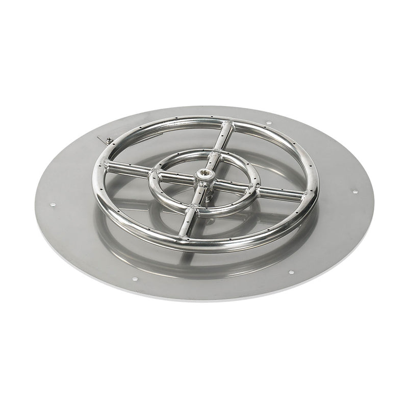 Load image into Gallery viewer, 18&quot; Round Flat Pan with Match Light Kit (12&quot; Ring) - Natural Gas
