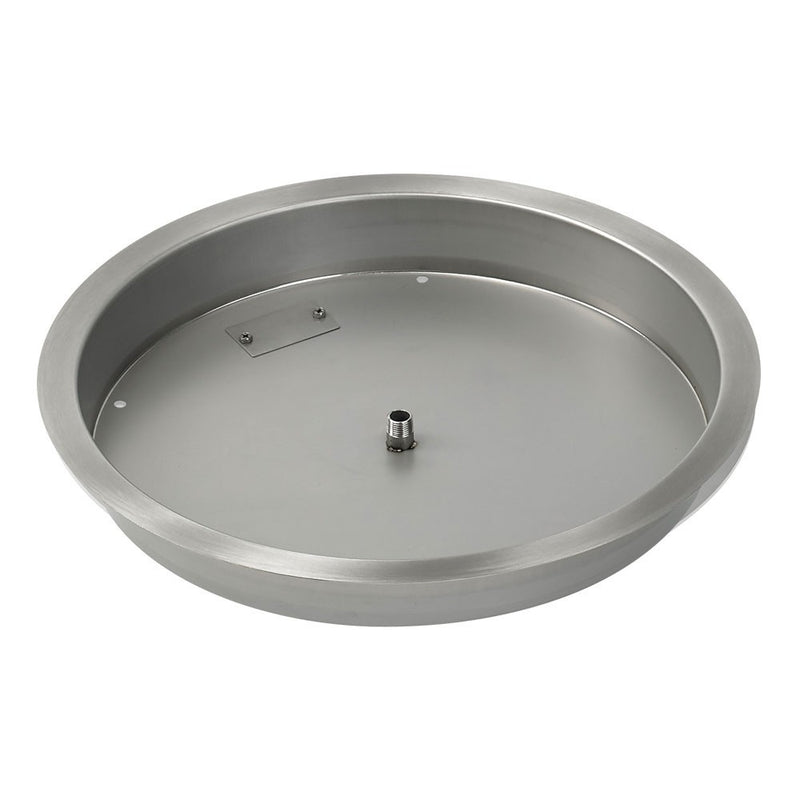 Load image into Gallery viewer, 19&quot; Stainless Steel Round Drop-In Pan With 12&quot; Ring Burner
